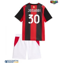 Otroški Nogometni dresi AC Milan Ardon Jashari #30 Domači 2026-27 Kratek Rokav (+ Kratke hlače)